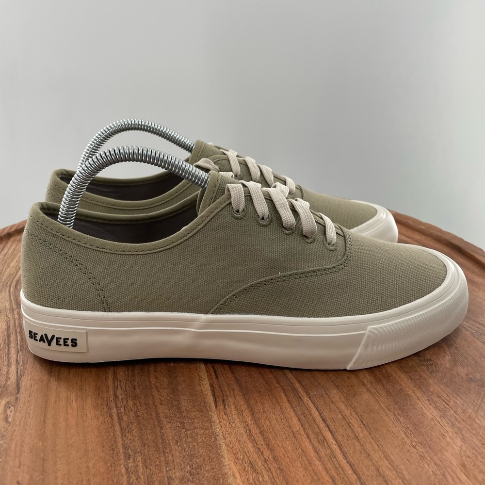 SeaVees Olive Canvas Sneakers
